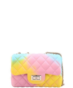 Designer Cute Tender Rainbow Jelly Crossbody Bag JP120R